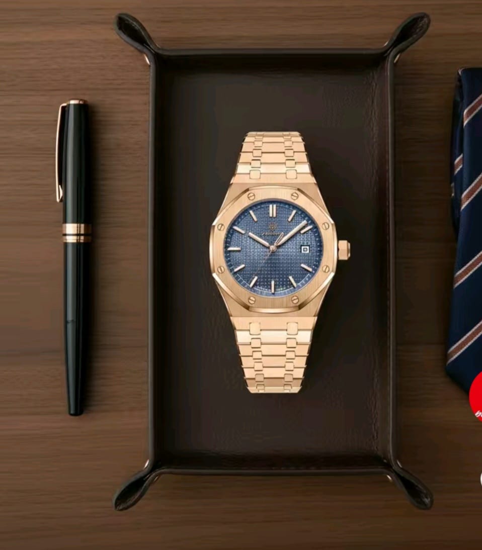 POEDAGAR Luxury Watch — Front View