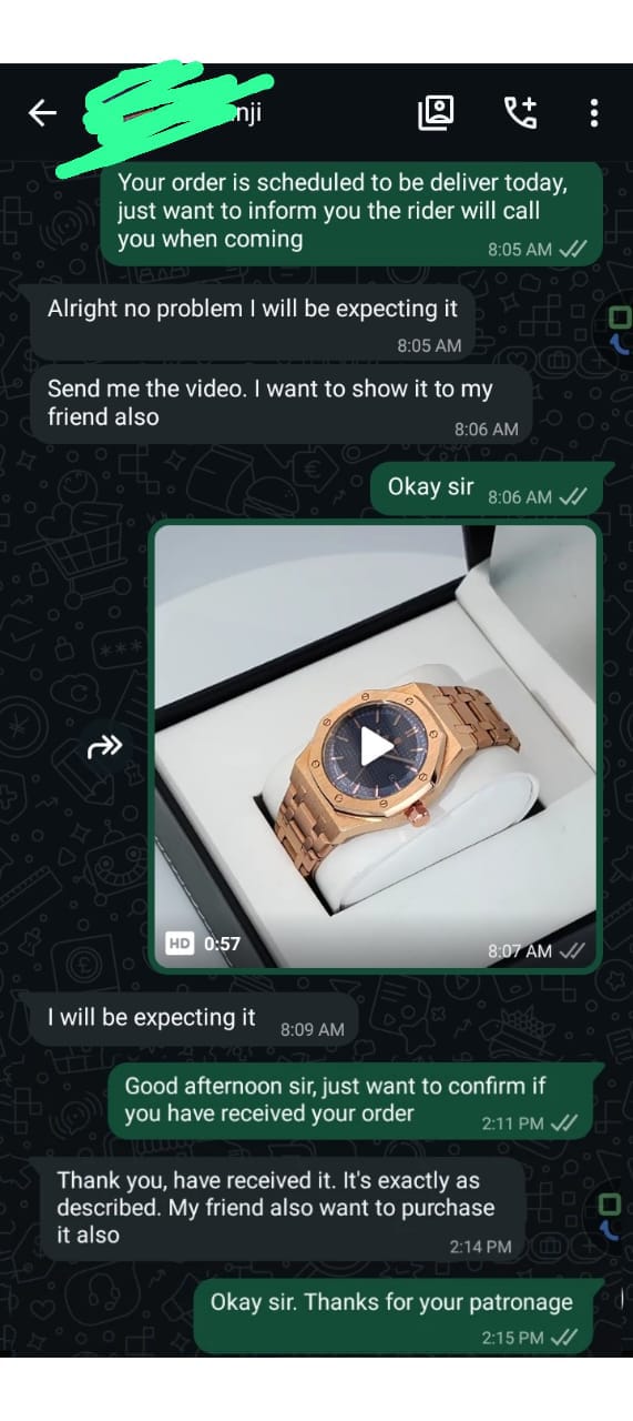 Customer review 1